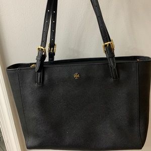 Tory Burch York Saffiano leather tote.